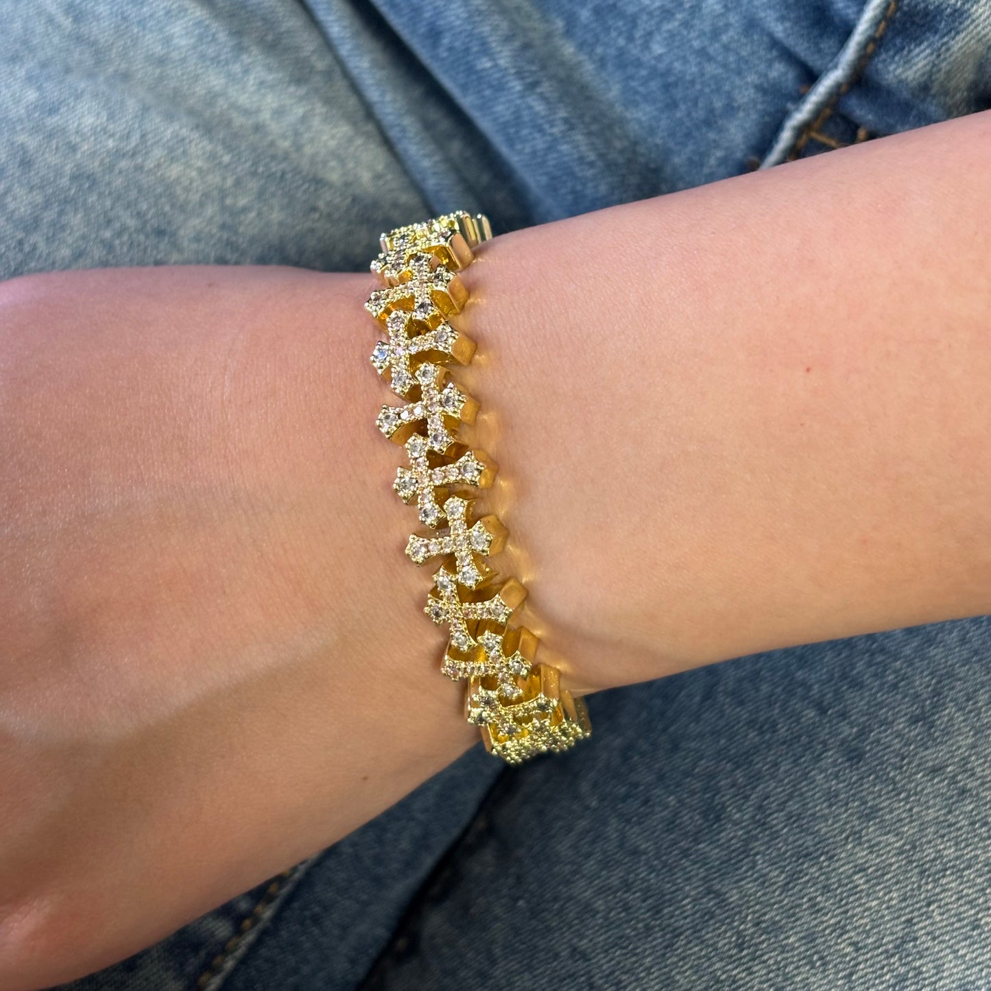 Infinite Cross Bracelet