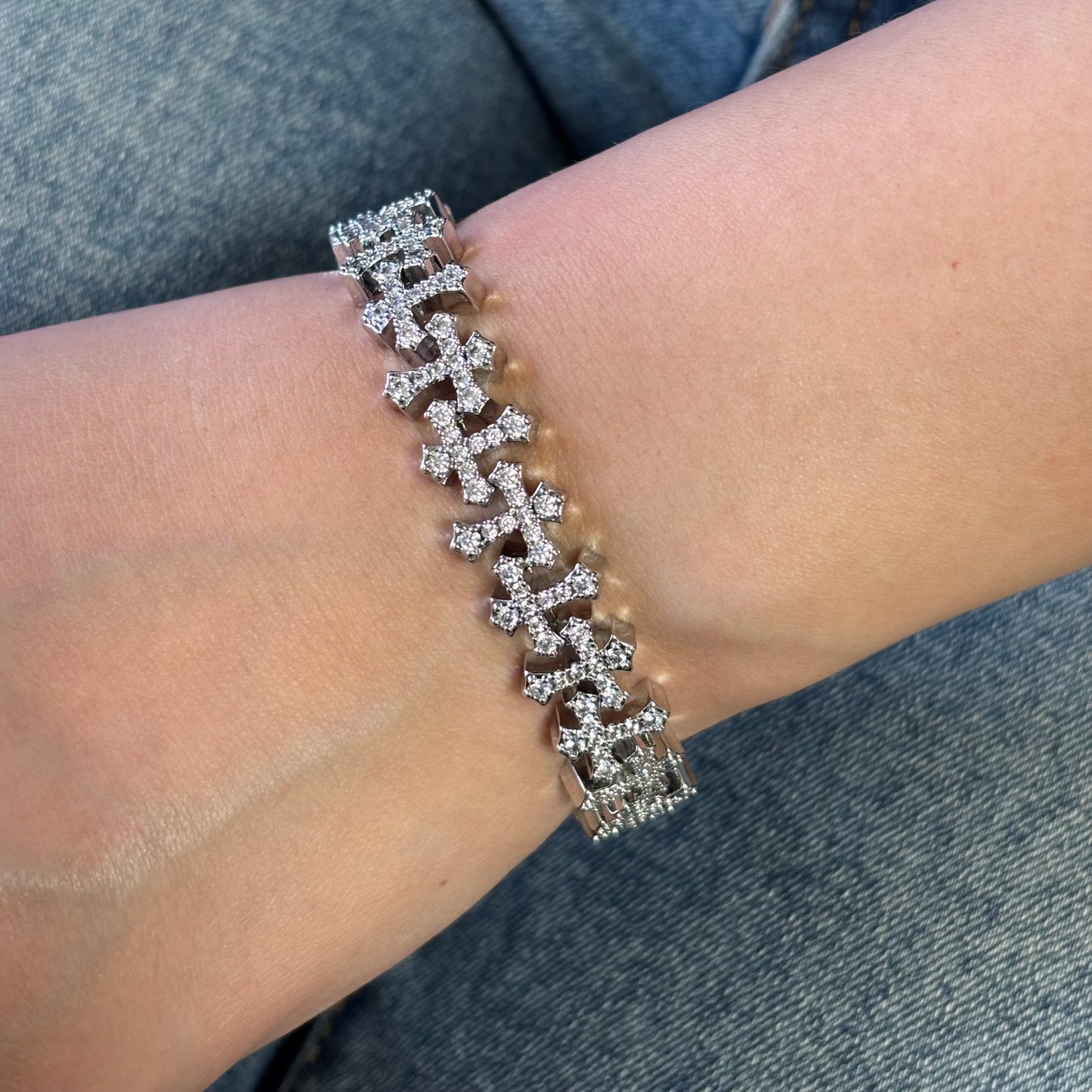 Infinite Cross Bracelet