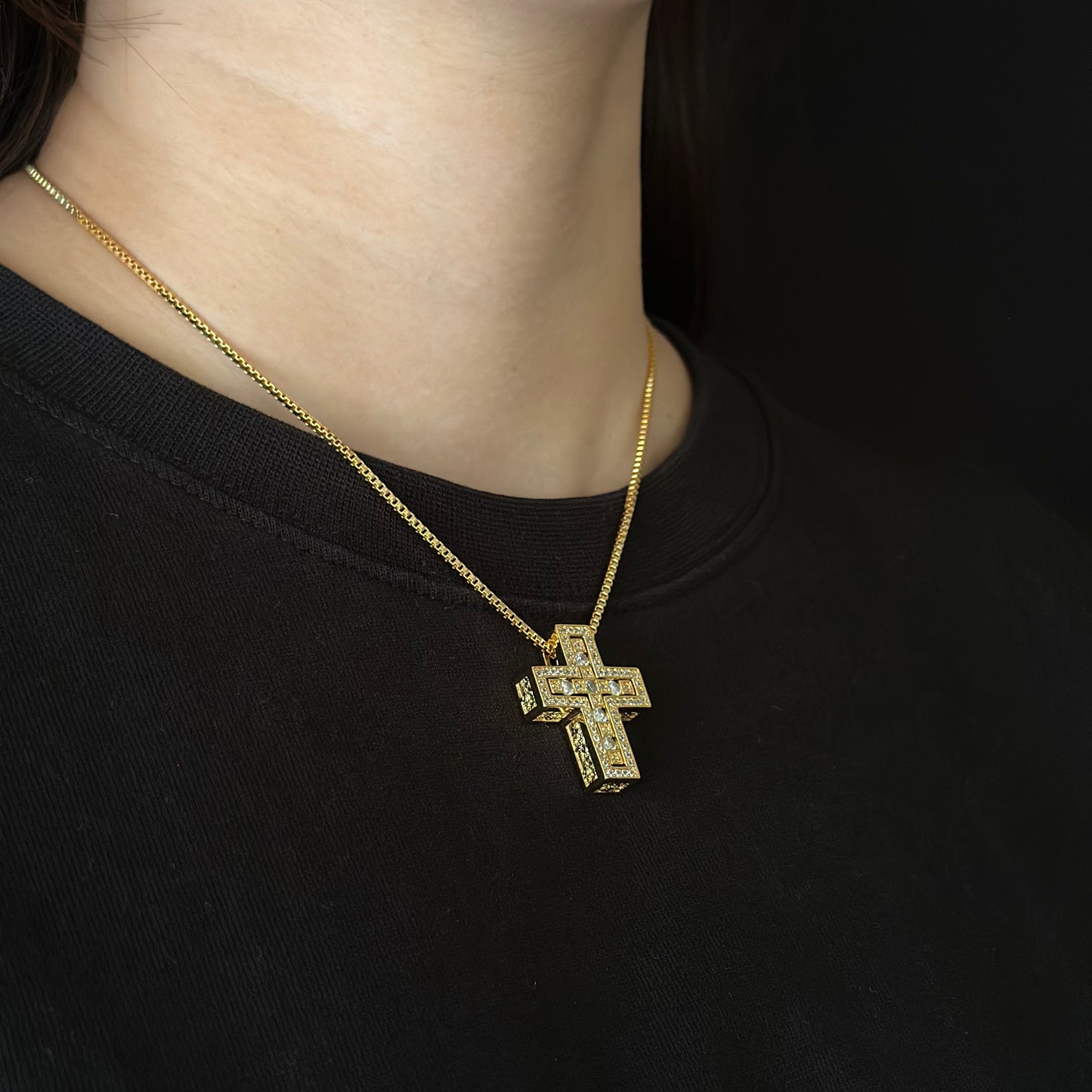 Cross X Necklace