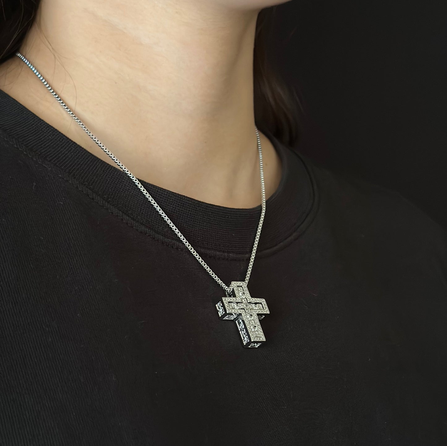 Cross X Necklace