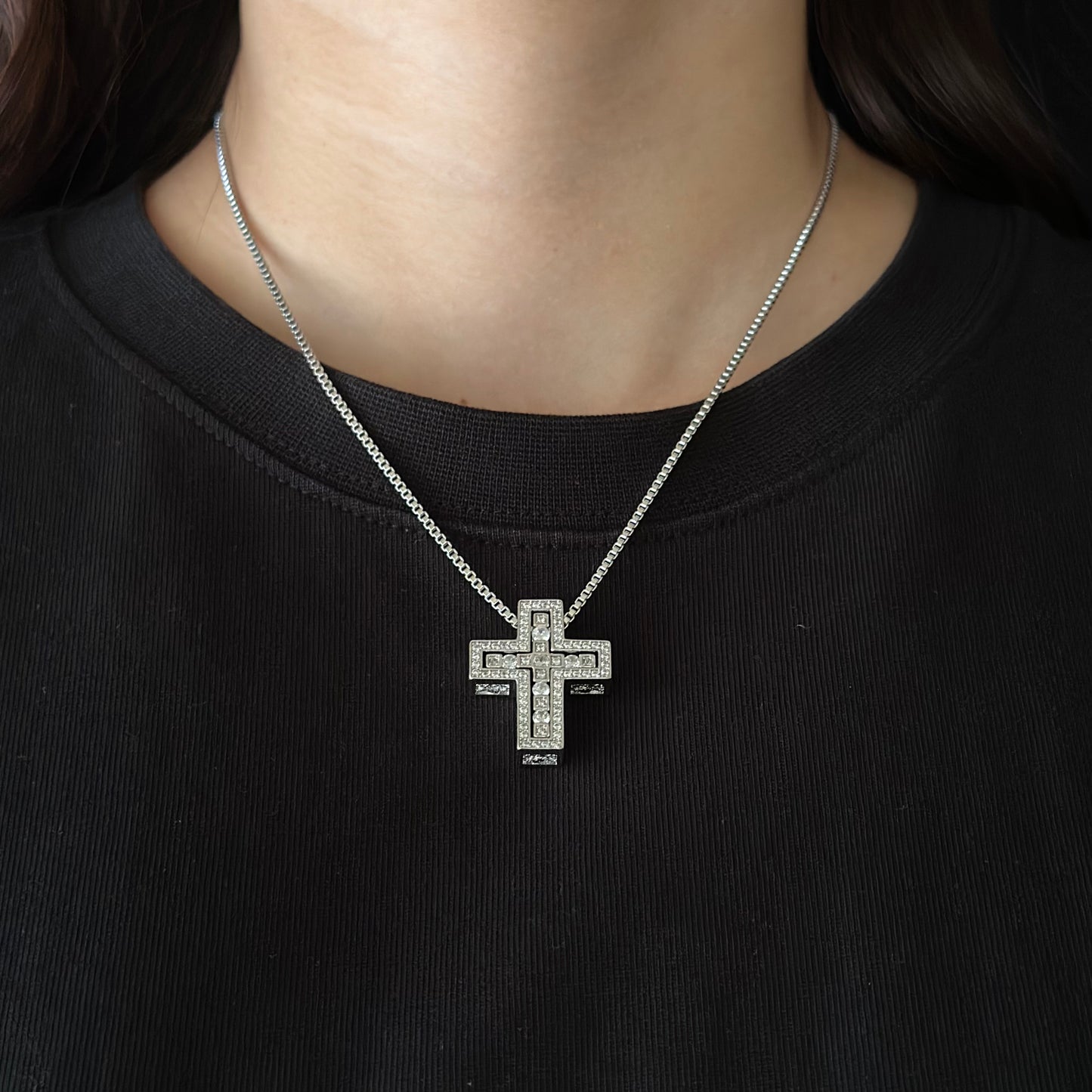 Cross X Necklace