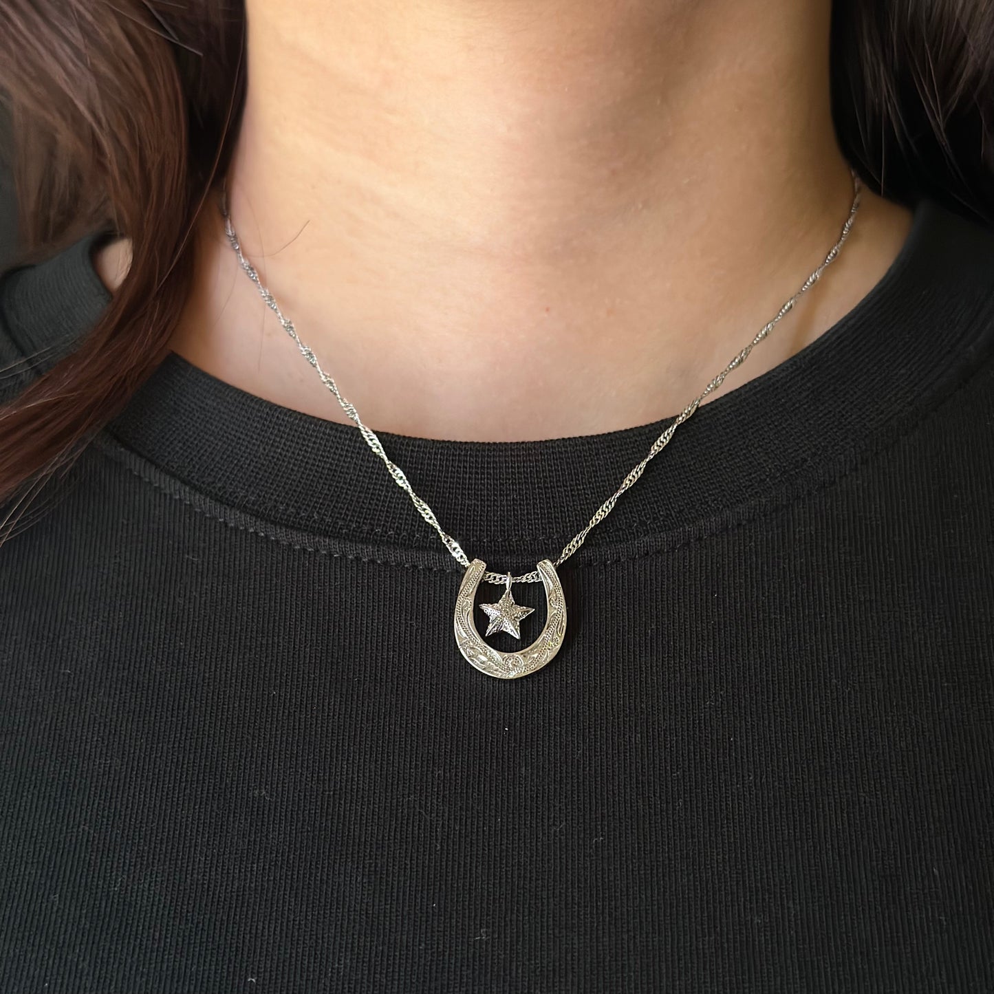 Hawaiian Horseshoe Star Necklace