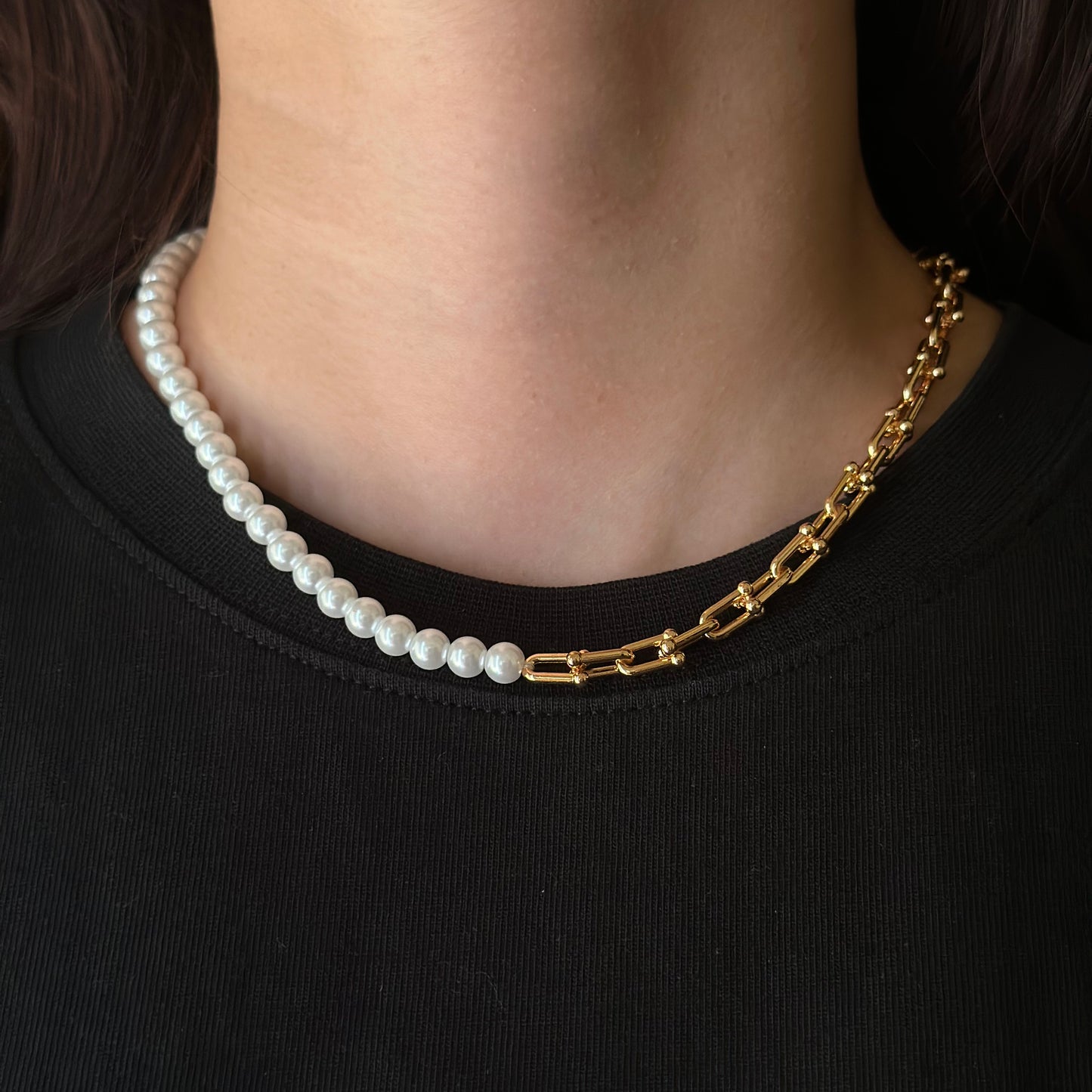 Pearl Combine Necklace