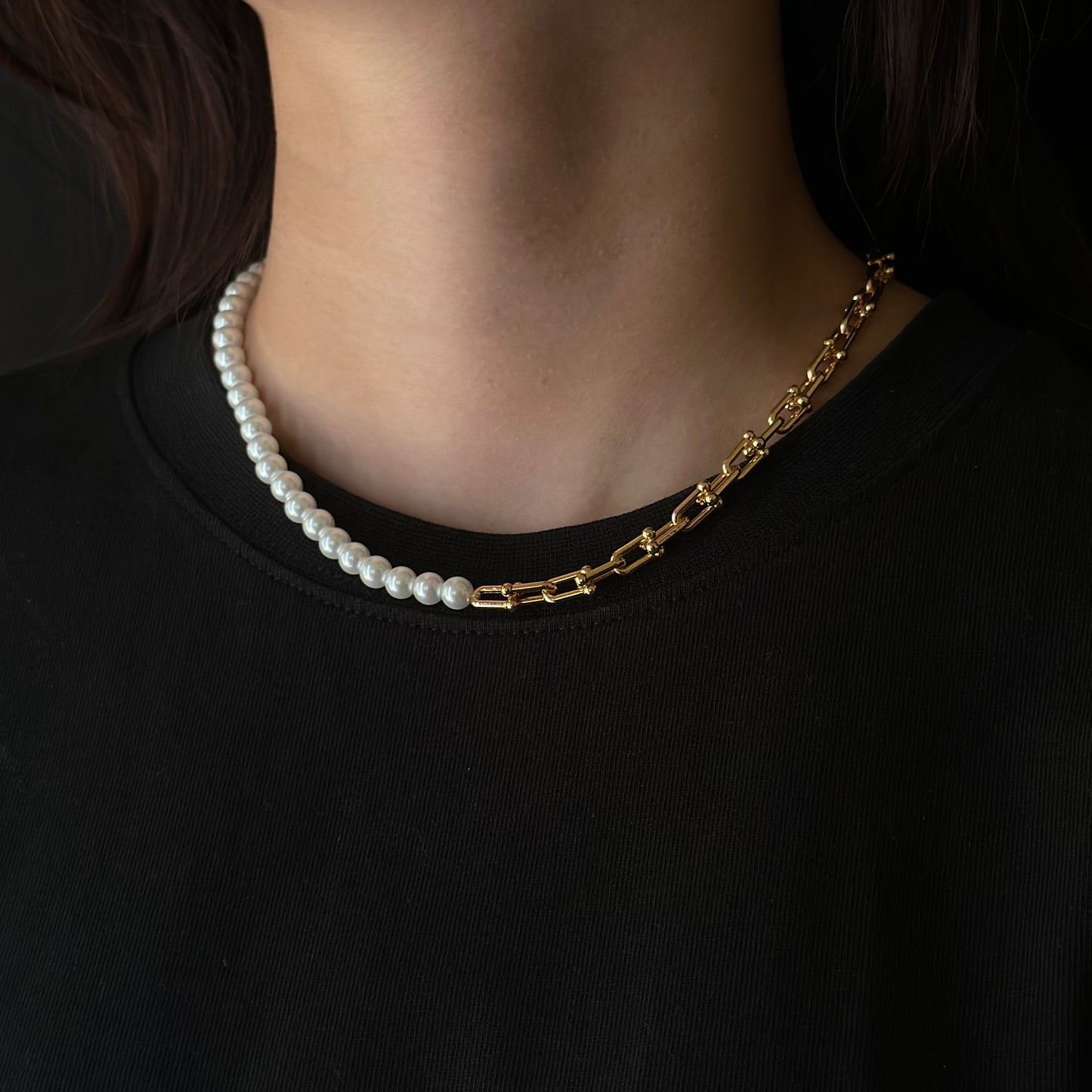 Pearl Combine Necklace