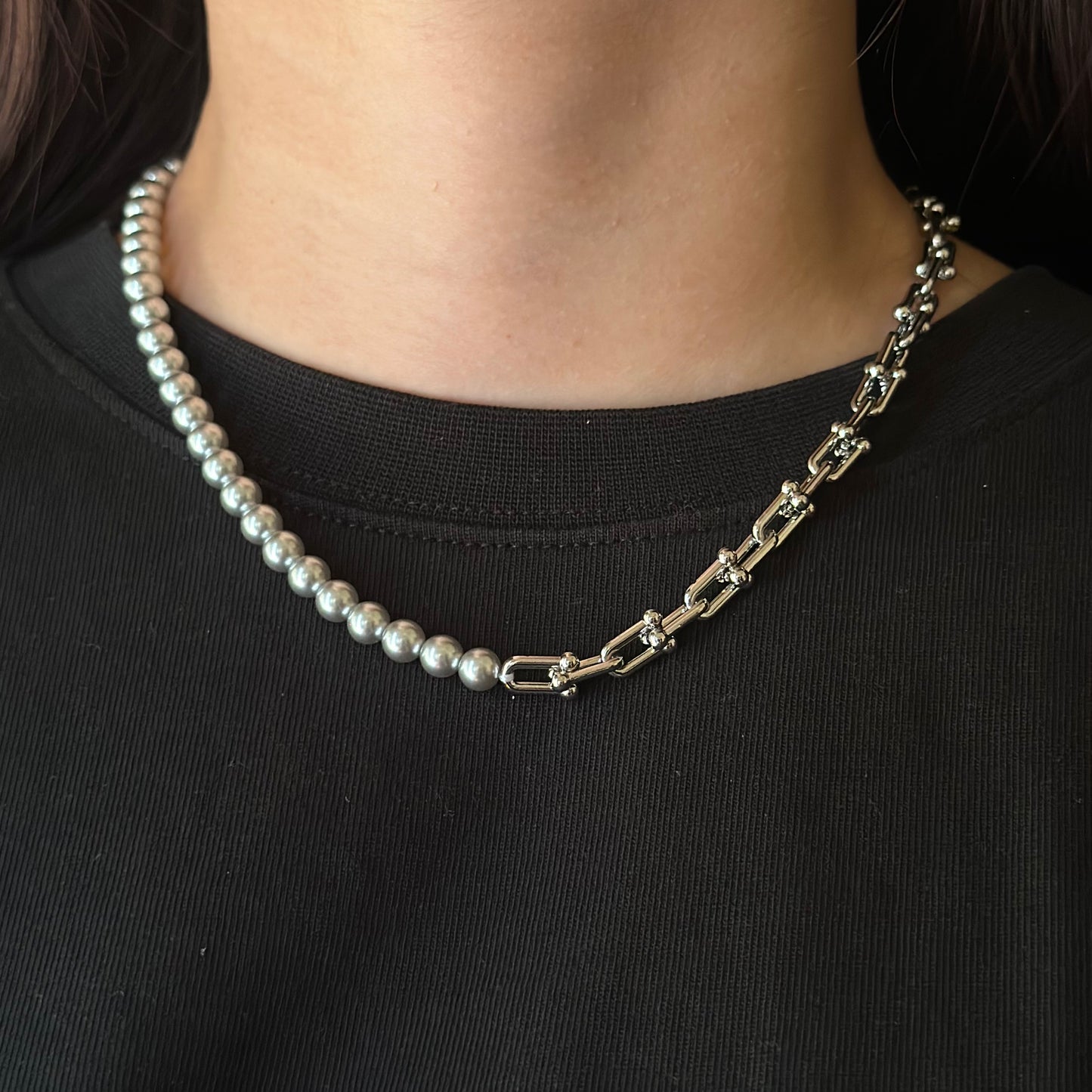 Pearl Combine Necklace