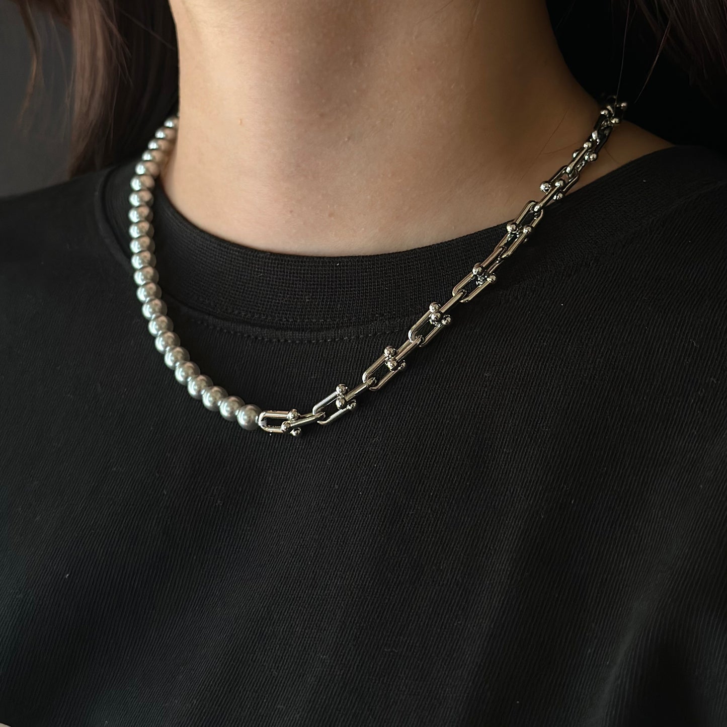 Pearl Combine Necklace