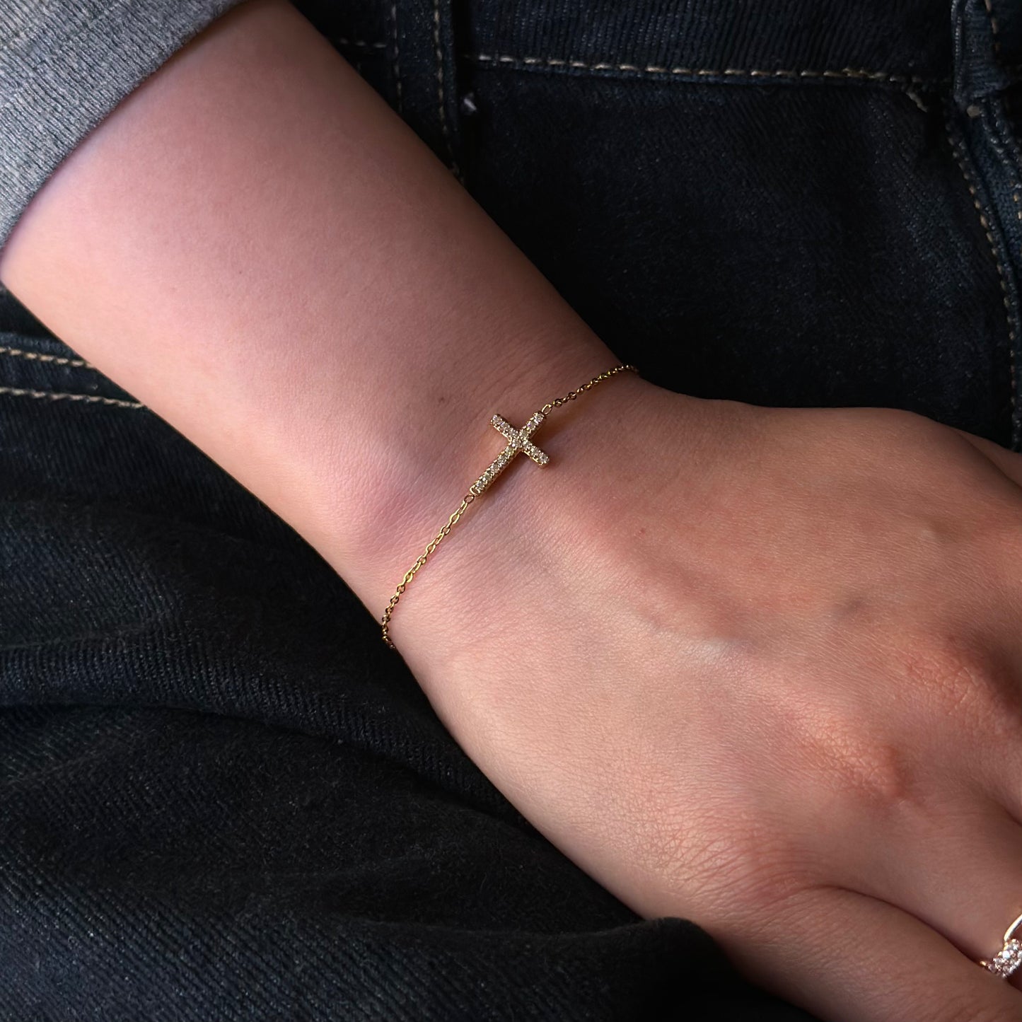 Cross Chain Bracelet