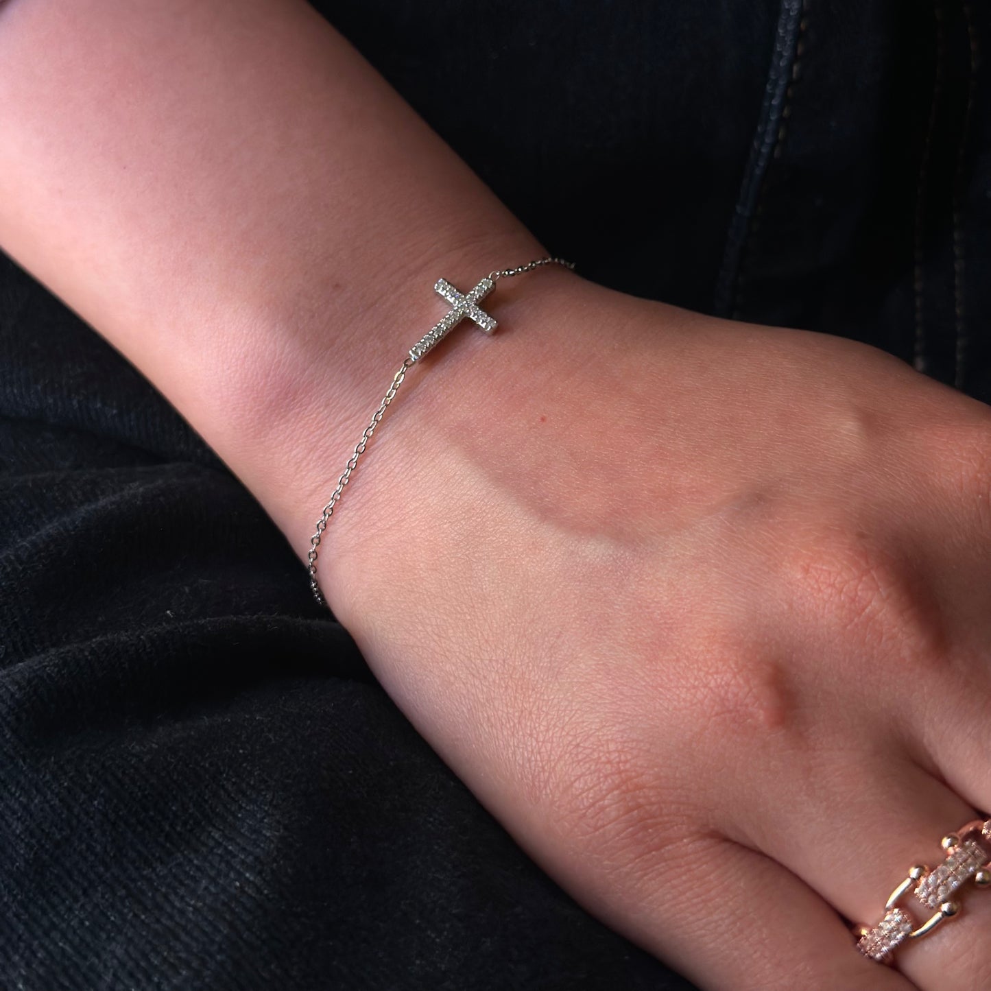 Cross Chain Bracelet