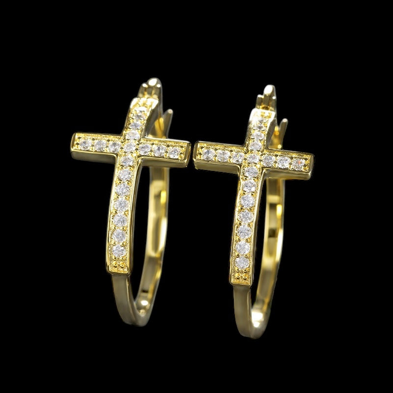 Cross Hoop Pierce