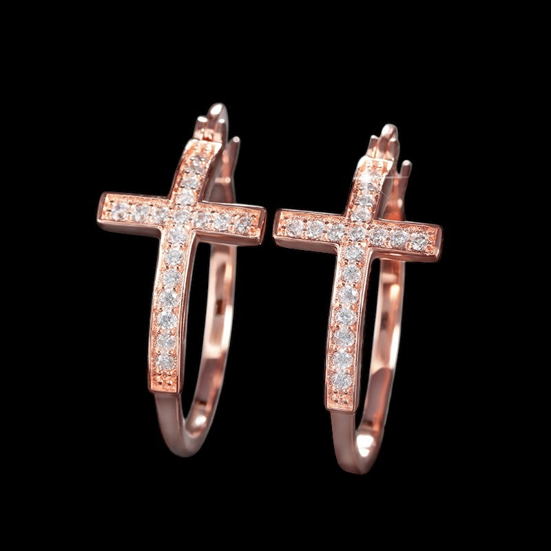Cross Hoop Pierce