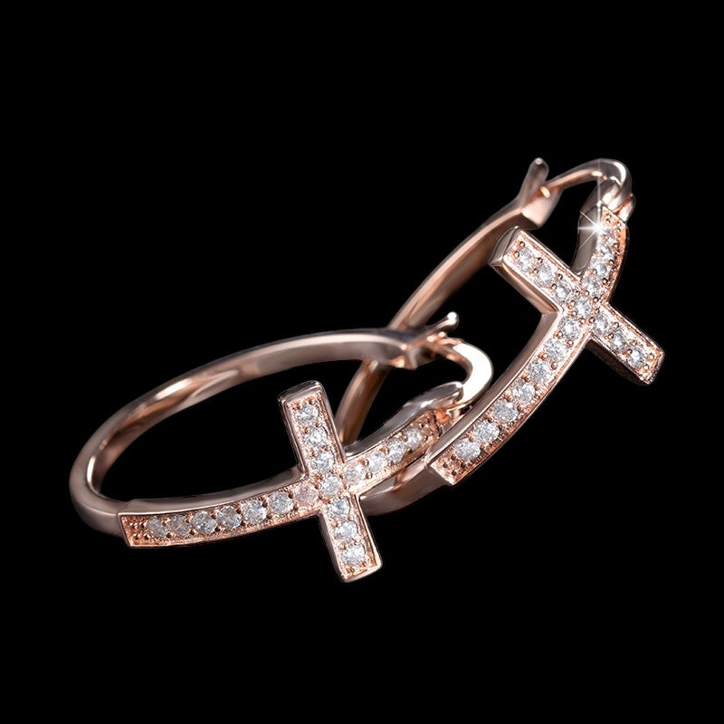 Cross Hoop Pierce
