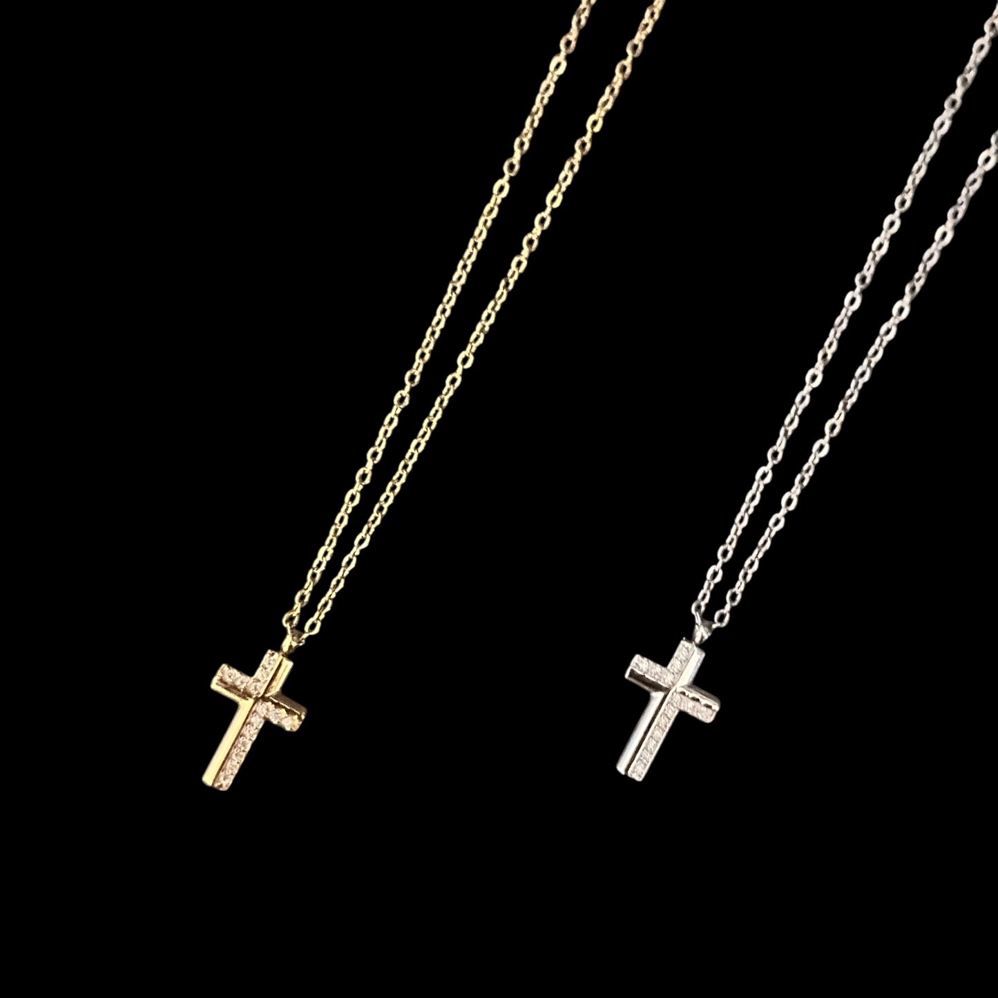 Half Cross Necklace