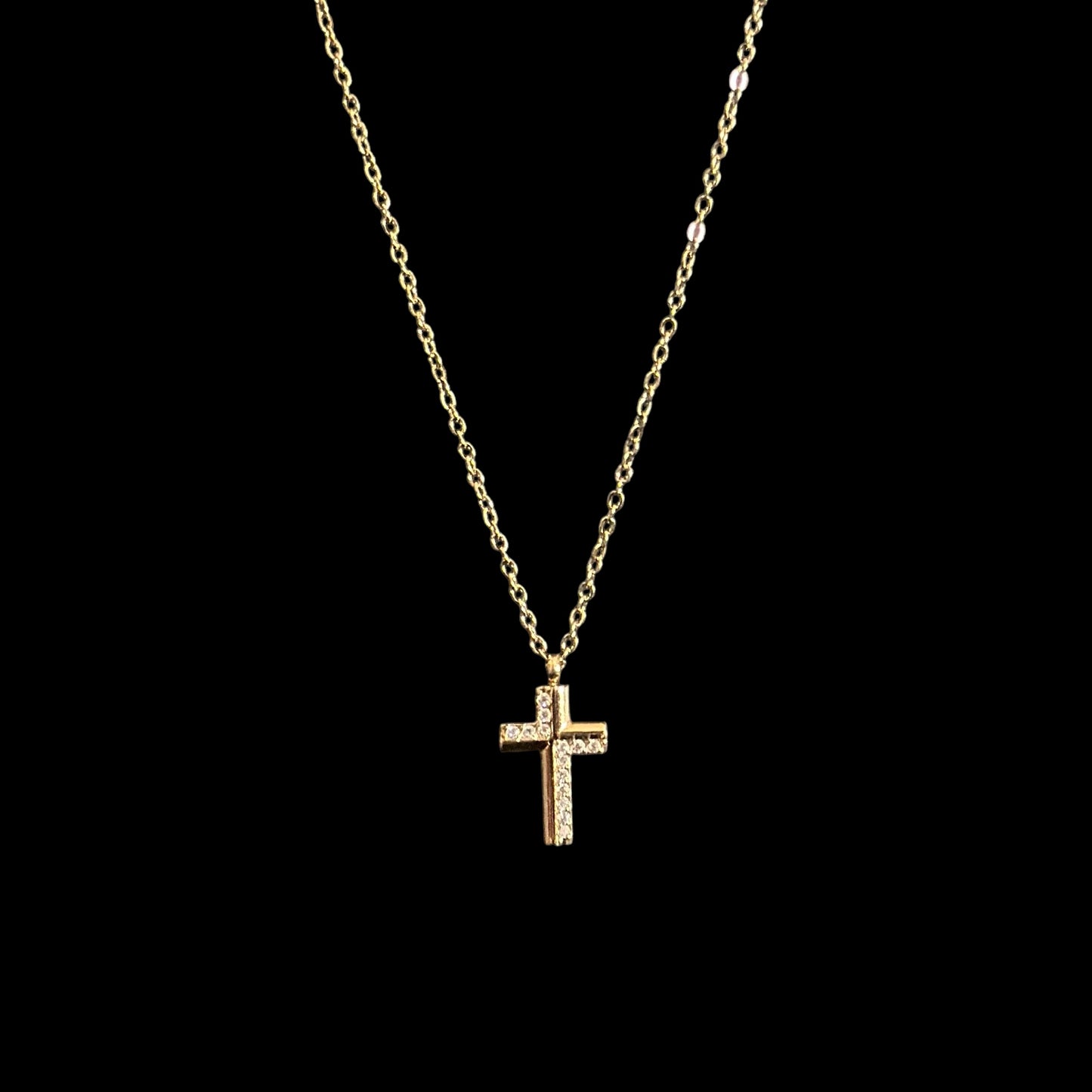 Half Cross Necklace