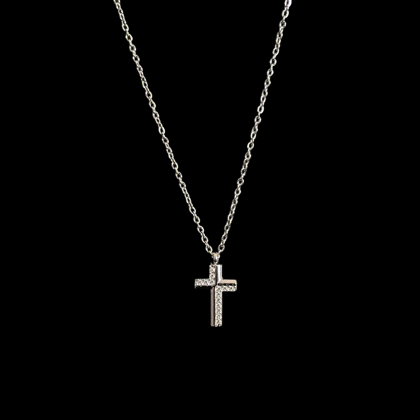 Half Cross Necklace