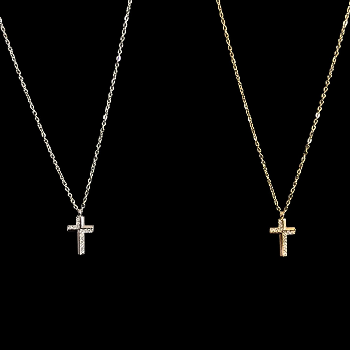 Half Cross Necklace