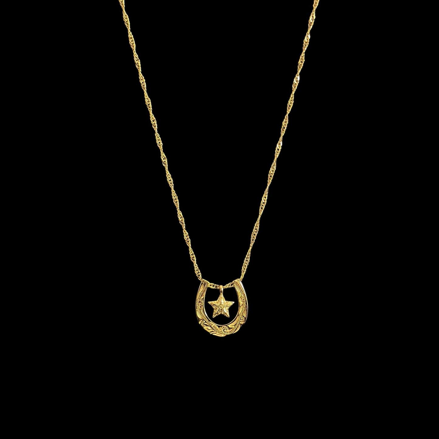Hawaiian Horseshoe Star Necklace