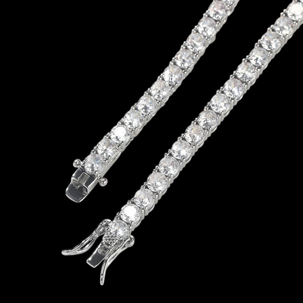 Cross Tennis Necklace