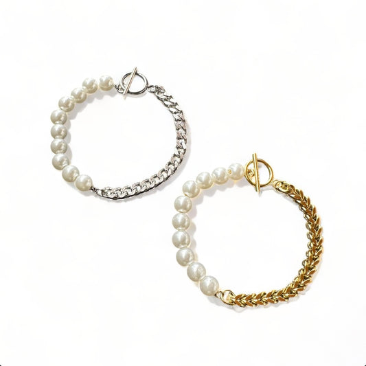 Pearl Chain Bracelet