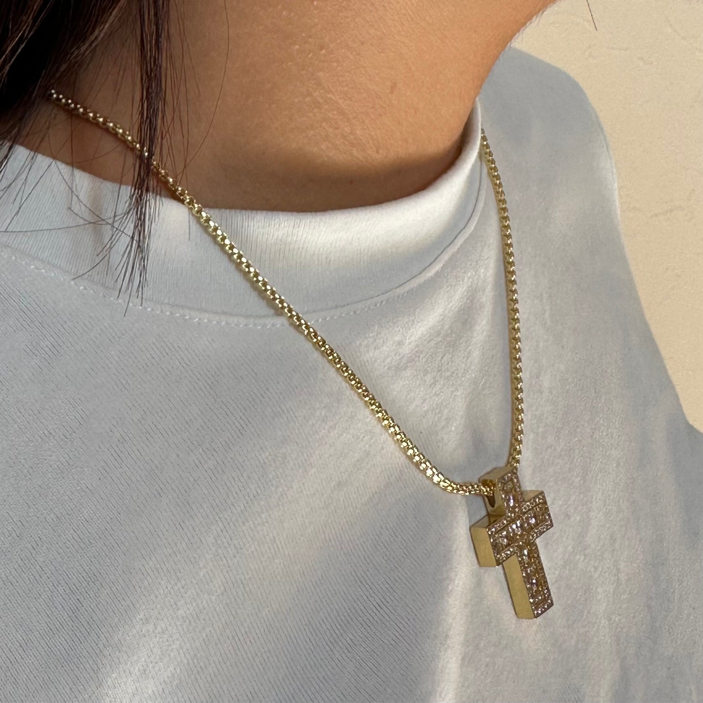 Cross X Necklace