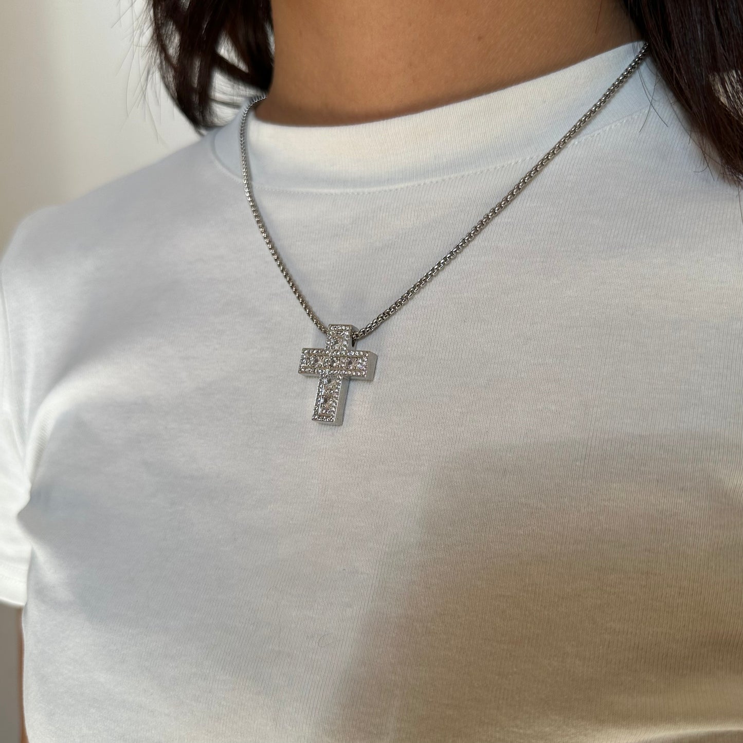 Cross X Necklace