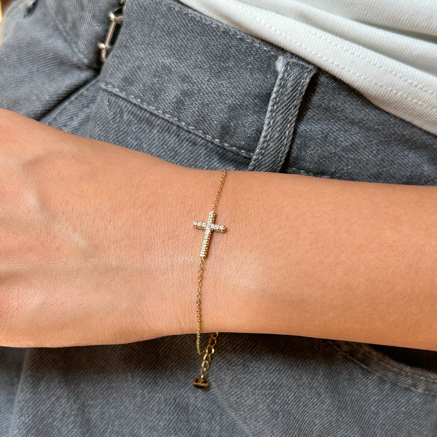 Cross Chain Bracelet