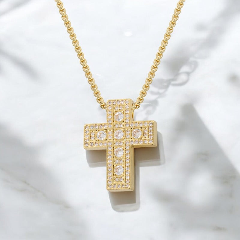 Cross X Necklace