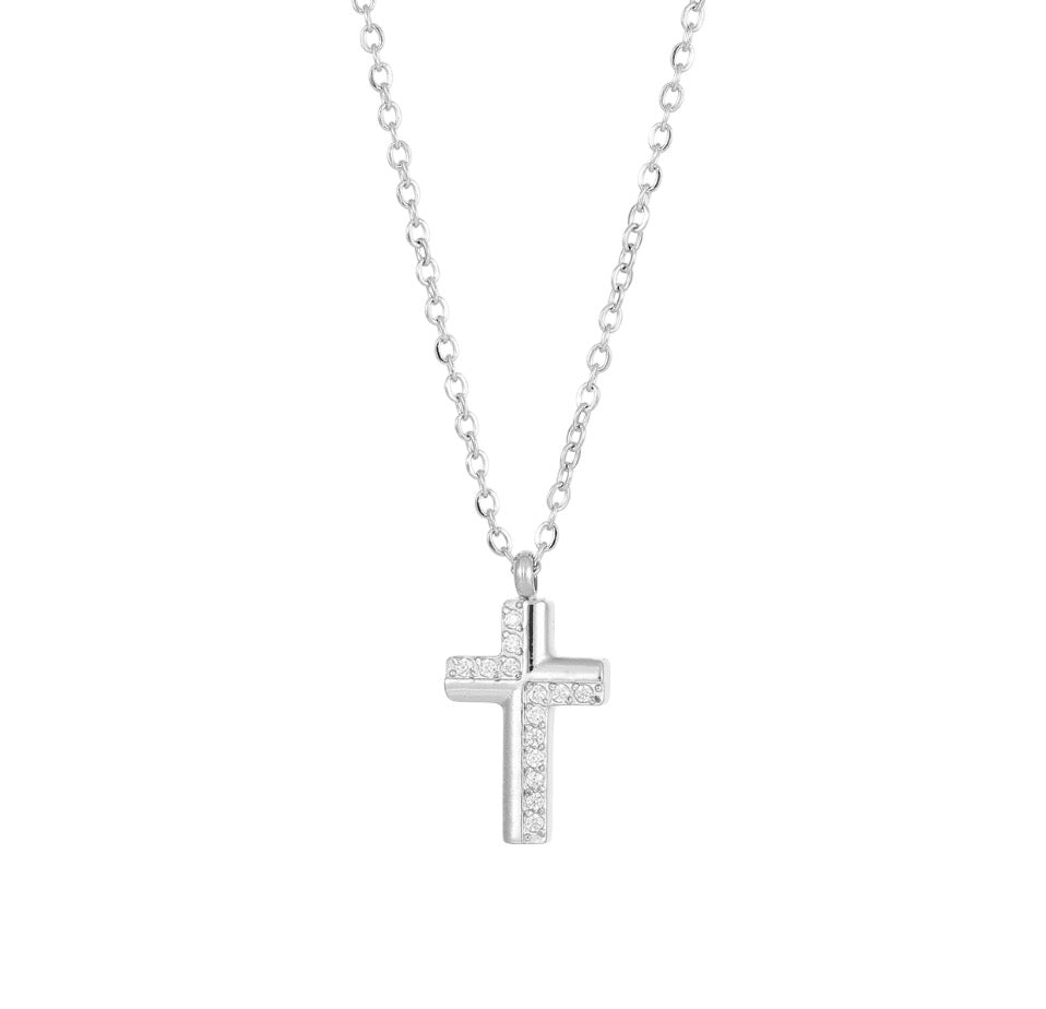 Half Cross Necklace