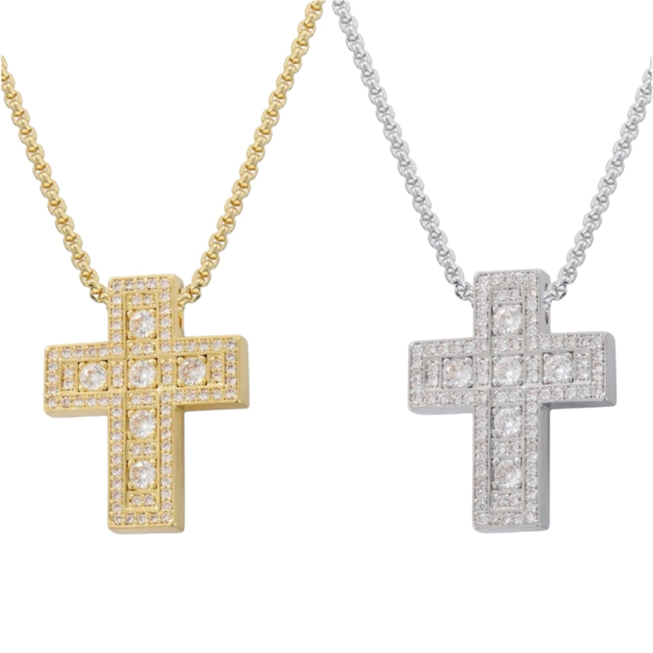 Cross X Necklace