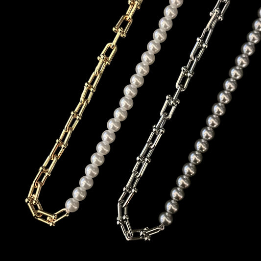 Pearl Combine Necklace